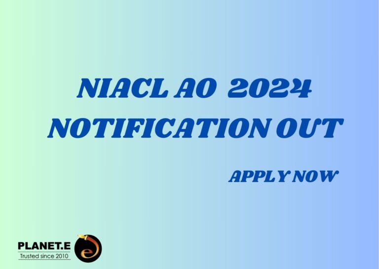 NIACL AO 2024 Notification Out