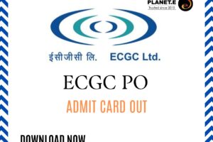 ECGC PO 2024 Admit Card