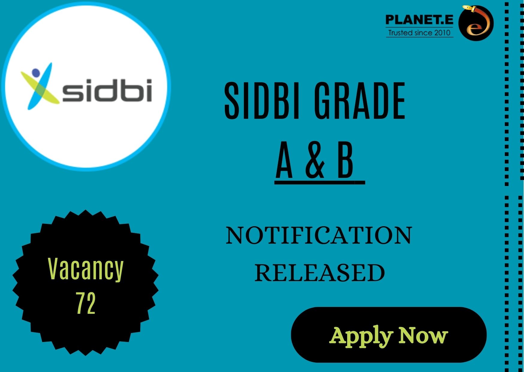 SIDBI Recruitment 2024 Notification Out