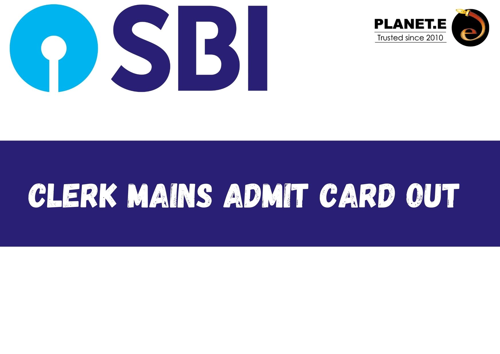 SBI Clerk Mains Admit Card 2025 Out