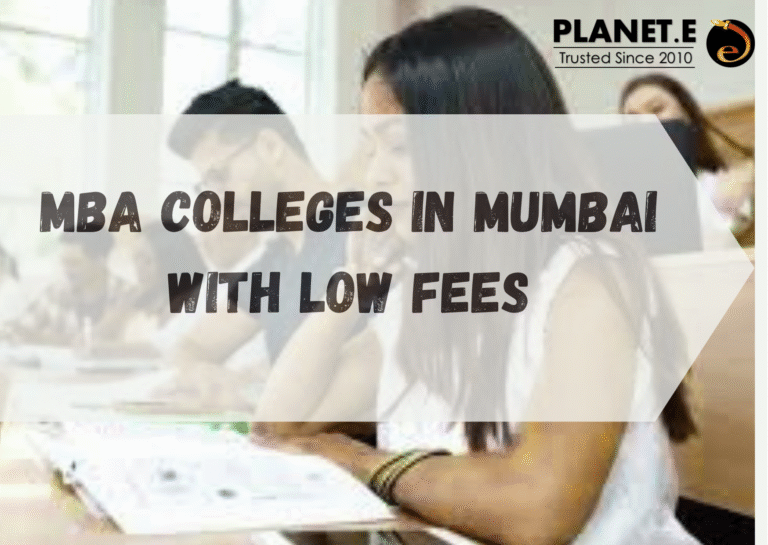 MBA College in Mumbai with low fees .