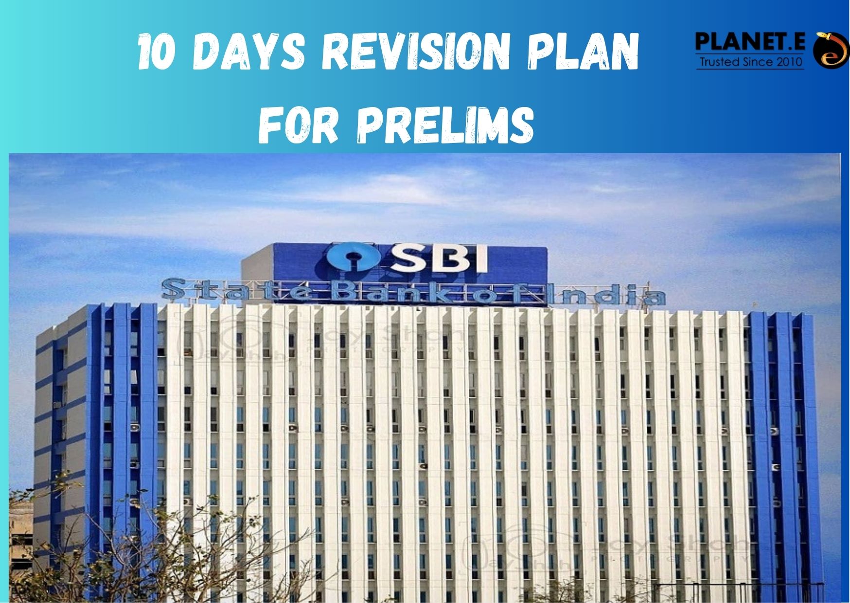 10-Day Revision Plan for SBI PO Exams 2025