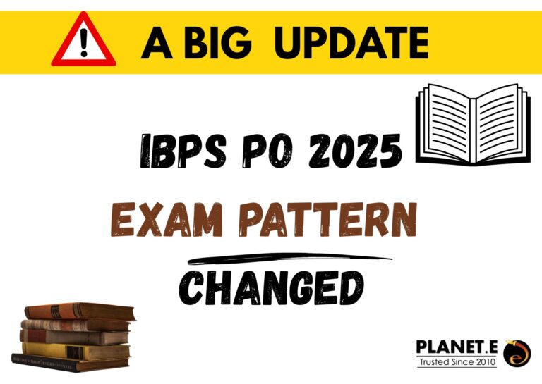 IBPS PO 2025 Paper Pattern Changed