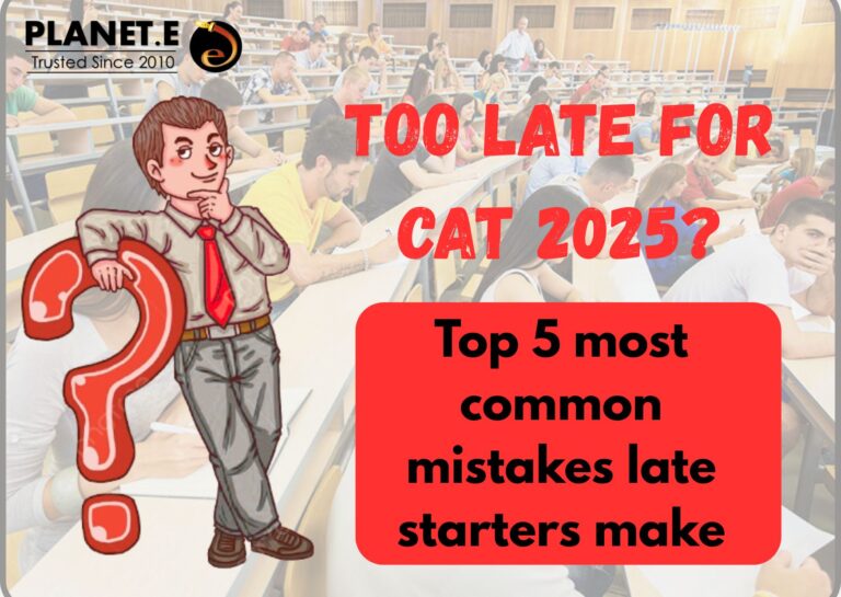 CAT 2025 preparation plan calendar – "4-Month CAT 2025 Study Plan Calendar by Planet E"