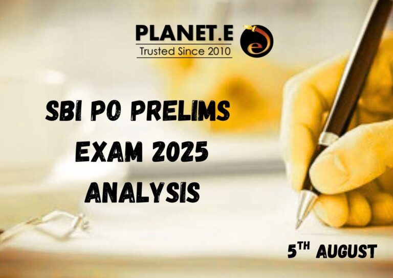 SBI PO Prelims Exam Analysis of 5th August 2025