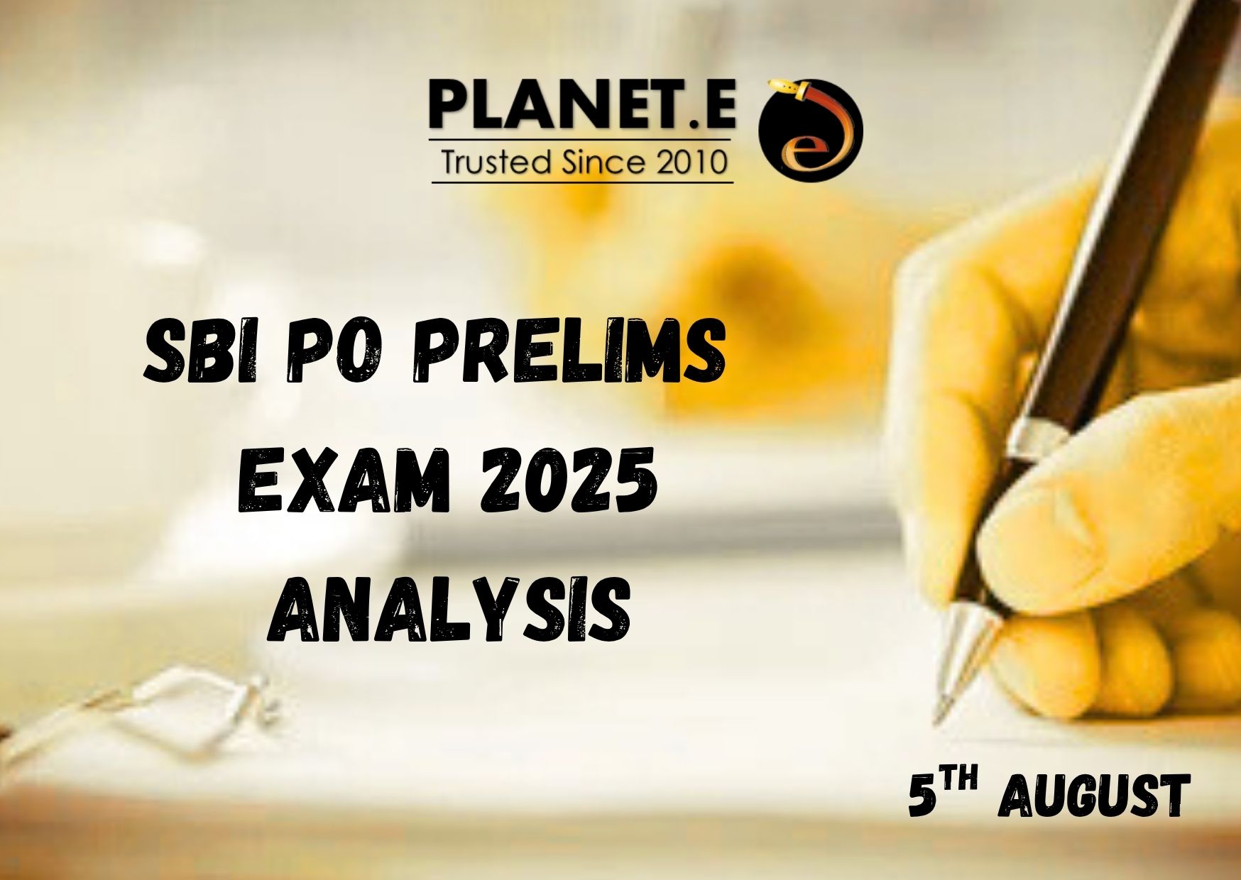 SBI PO Prelims Exam Analysis of 5th August 2025