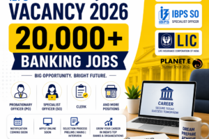 IBPS Vacancy 2026 Notification Banking Jobs India SO SBI LIC Recruitment